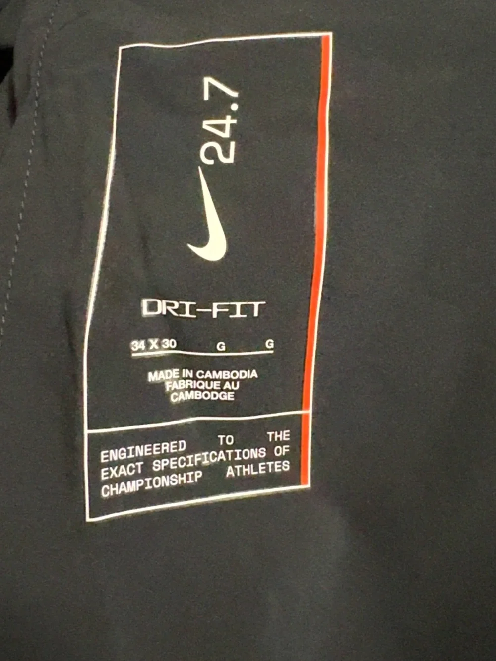 Nike 24.7 Perfect Stretch Men’s Dri-FIT UV Loose Fit Utility Pants 34X30 NWT